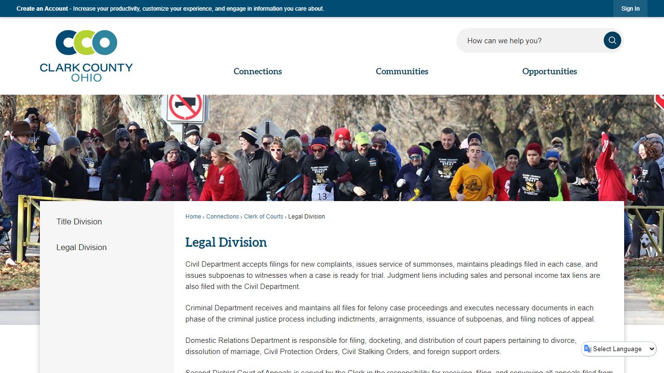 Legal Division | Clark County, OH - Official Website